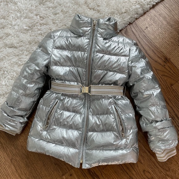 Yves Salomon Metallic Kids down jacket size 4 - Picture 2 of 12